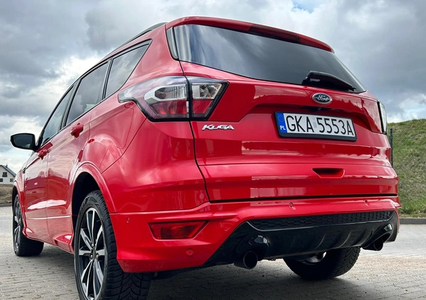 Ford Kuga cena 70002 przebieg: 167538, rok produkcji 2017 z Lębork małe 667
